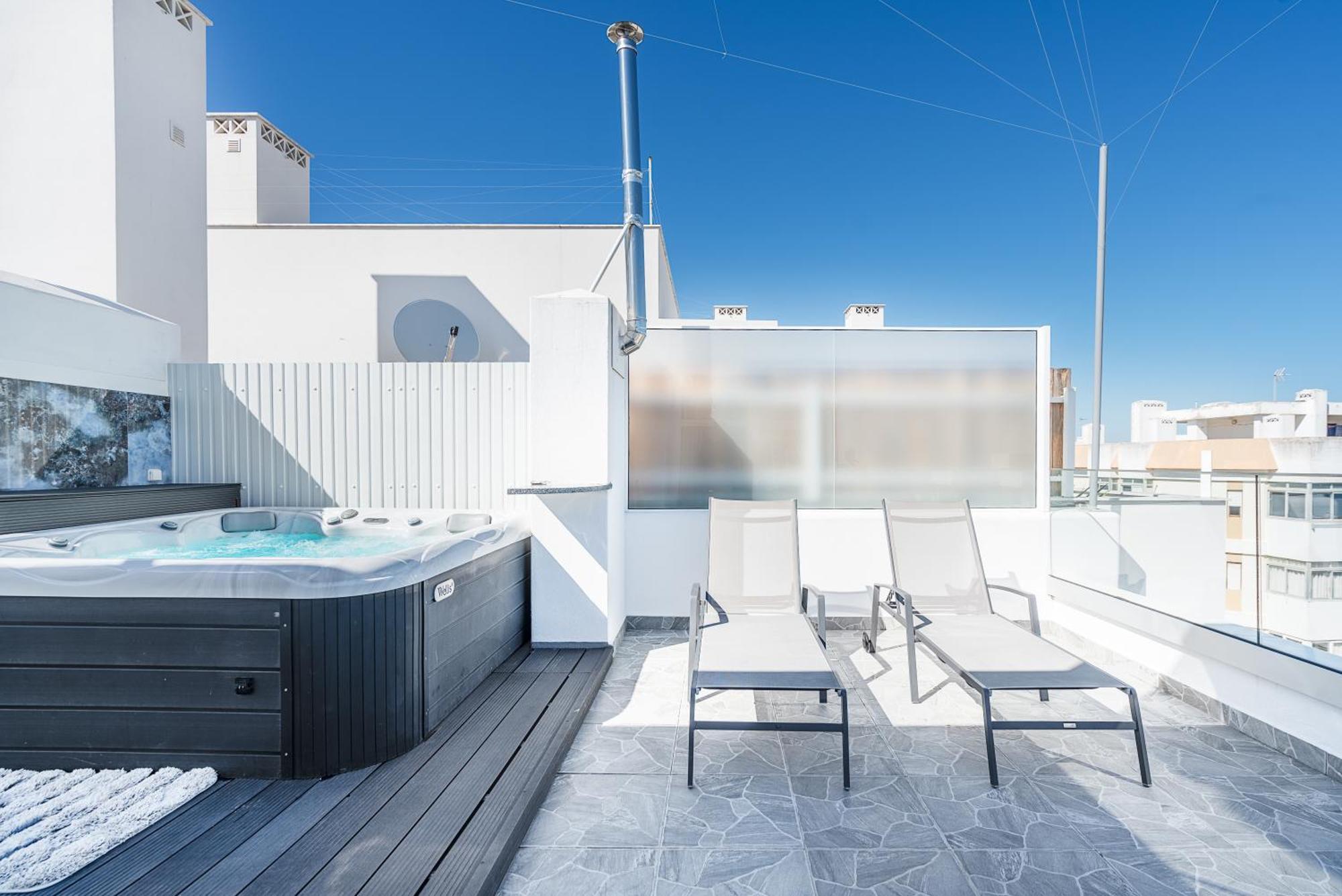 New Luxury Penthouse Beachfront In The Algarve Armacao de Pera Bagian luar foto